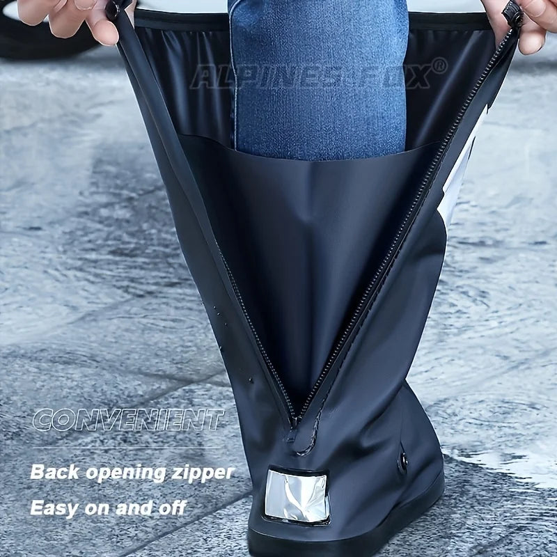 Waterproof Motorcycle Rain Boot Covers – Non-Slip, Reflective, Reusable