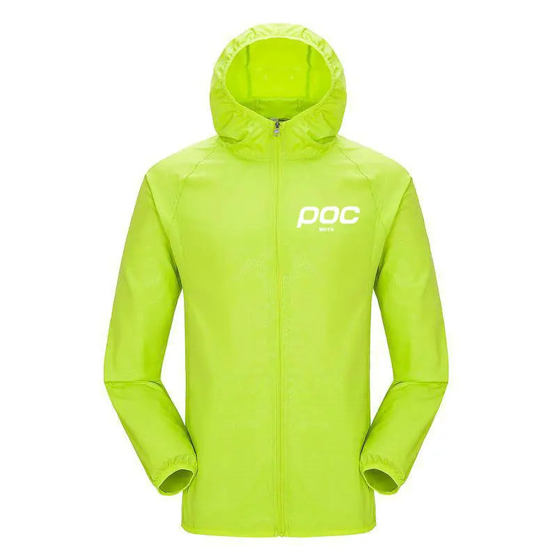 Waterproof Cycling Rain Jacket – Lightweight Windbreaker