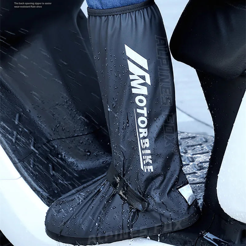 Waterproof Motorcycle Rain Boot Covers – Non-Slip, Reflective, Reusable