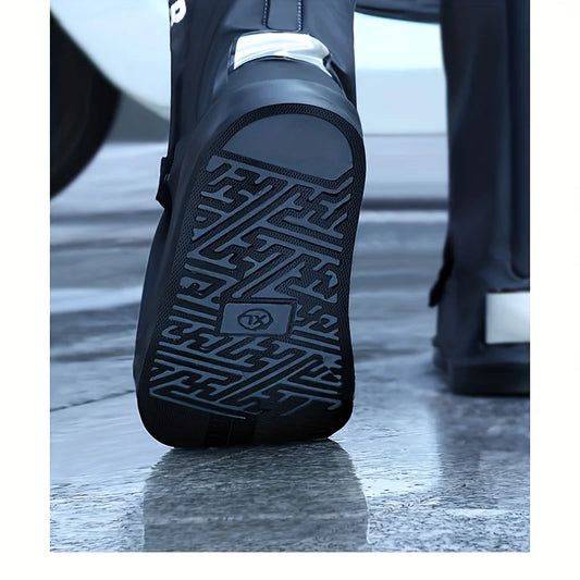 Waterproof Motorcycle Rain Boot Covers – Non-Slip, Reflective, Reusable