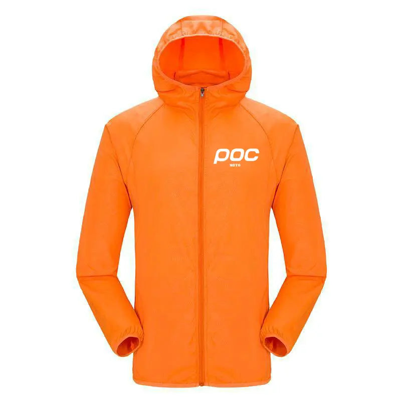 Waterproof Cycling Rain Jacket – Lightweight Windbreaker