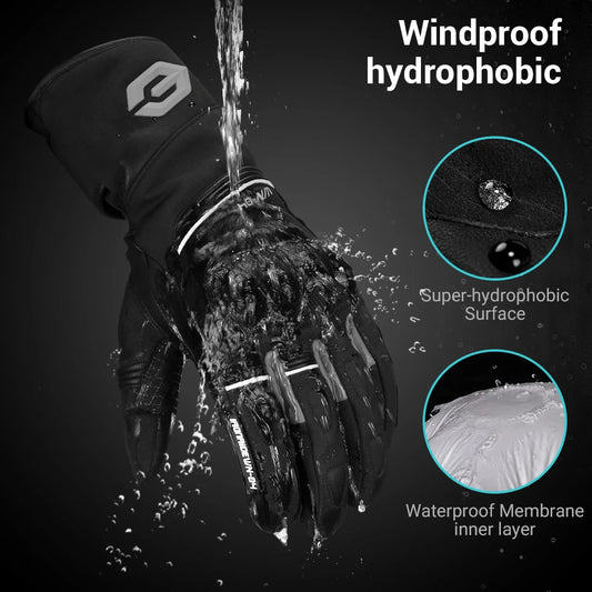 Waterproof Motorcycle Winter Gloves