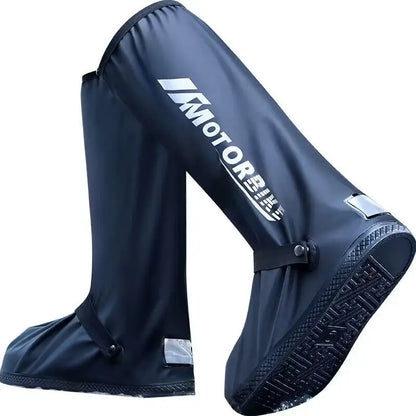 Waterproof Motorcycle Rain Boot Covers – Non-Slip, Reflective, Reusable
