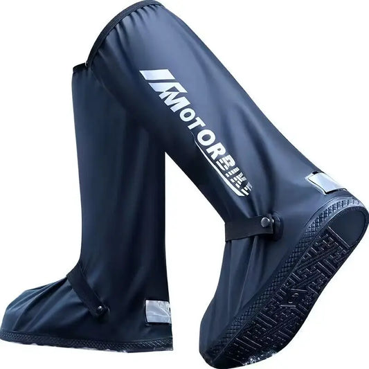 Waterproof Motorcycle Rain Boot Covers – Non-Slip, Reflective, Reusable
