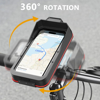 Waterproof Motorcycle & Bike Phone Holder – Universal Quick-Lock Mount